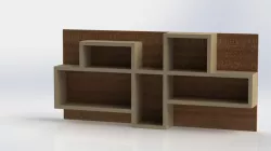 Repisa en madera - wooden shelf
