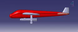 Rocket boosted fixed wing-UAV