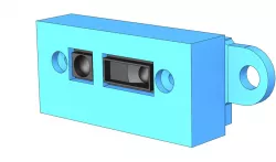 Sharp IR sensor housing