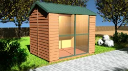 Small Woodshed house