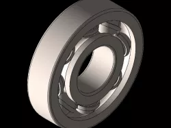 SolidWorks Bilyalı Rulman Tasarımı | SolidWorks Ball Bearing Design