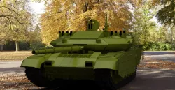 solidworks model of t90 ms tank