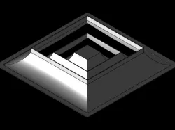 Square diffuser