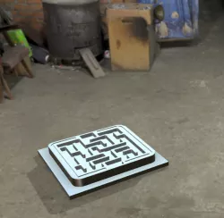 Square maze puzzle