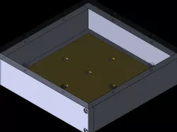 Square mould for casting