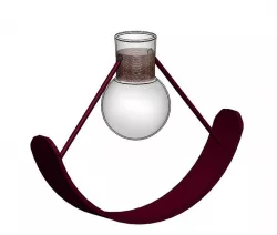 steel stand for vase and plant
