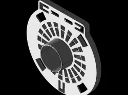 Table fan back enclosure