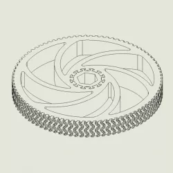 Two Part Modular Compliant Wheel Set