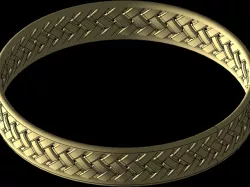 Unique gold Bangle