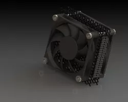 USB powered carbon filter extraction fan for weed / tobacco smoke