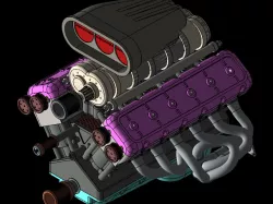 V12 ENGINE ASSEMBLY