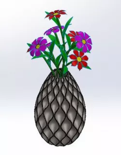 Vase with flowers