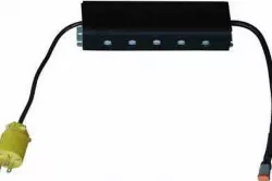 Waterproof Transformer Converts 120-240V AC to 12/24 Volts DC - 25 Amp Max- Straight Blade Wall Plug