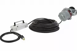 12W Explosion Proof Handheld LED Light - 120-277VAC Stepped Down 12/24VDC - Magnetic Trunnion Mount