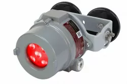 25W Explosion Proof Red LED Warning Strobe Light - C1D1 - Magnetic Mount - Aluminum - 9-60V DC