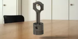 3d piston model assembly