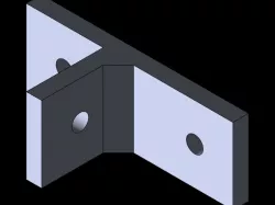 3D Printer Heated Bed Bracket