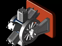 6 Cylinder Radial Engine