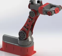 6 DOF Serial Robotic Arm (3D Printable).