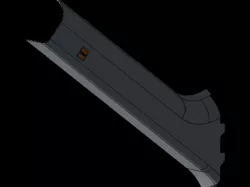 A-Pillar with Fabric ( Modelling)
