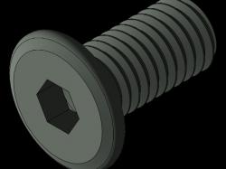 M6-M5-M4-M3 SOCKET CAP SCREW by Auzziebogan26, Download free STL model