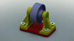 Belt Roller support