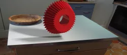 Bevel Spur Gear in CATIA render