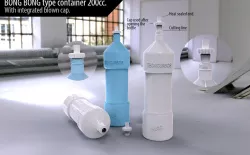 Bong Bong Type with Integrated Cap