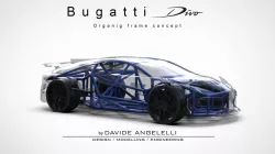 Bugatti Divo Generative Design Chassis