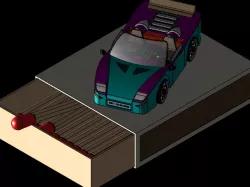 Car and Match Box.