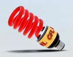 CFL BULB (RED)