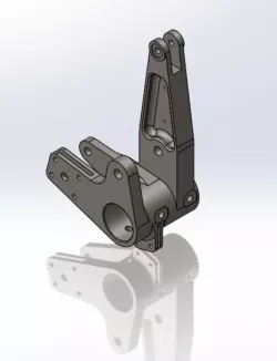 Conexion rod from a machine.