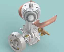 ETW - Atom V 30cc 2-Stroke Engine