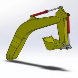 excavator arm model