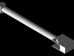 folding arm mechanism for quadcopters/drones