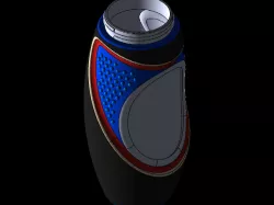 Futuristic Plastic bottle