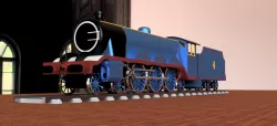Gordon without face, from thomas and friends