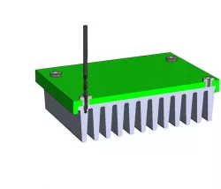 Heat Sink Drill Jig for Tapped Holes
