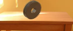 Helical Gear in CATIA Rendered