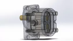 Hydraulic pump, Hidrolik pompası.