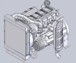 Kohler 23 HP Diesel Engine With Electric Start KDW1404