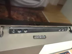 LG Television pedestal riser for soundbar positioning