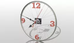 Metal Art Bike Clock2