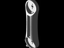 Mobile robot made of PVC pieces with 5 DOF maniputer