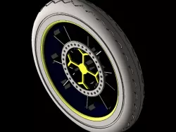 Motor Bike Wheel