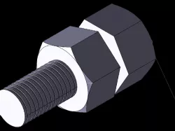 Nut Bolt Assembly in CATIA
