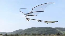 Ornithopter motor powered