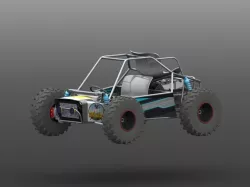 PUBG ATV Buggy with v6 engine