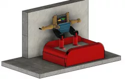 Robot splashing water