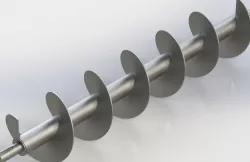 Rosca Helicoidal Transportadora - helical conveyor screw